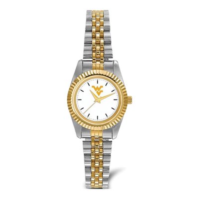 WVU Ladies Two-Tone Quartz Watch