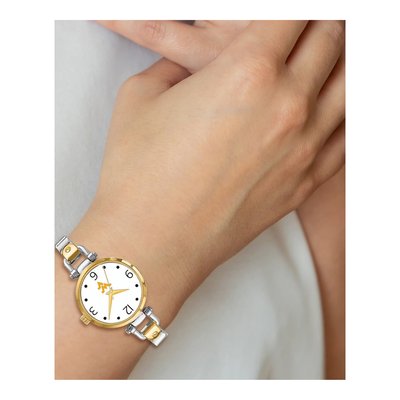 West Virginia University Two-Tone Ladies Watch – view 2