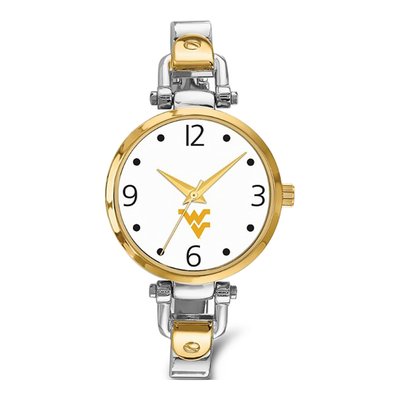 West Virginia University Two-Tone Ladies Watch – view 3