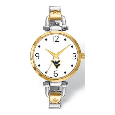 West Virginia University Two-Tone Ladies Watch
