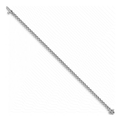 14K White Gold 1 ct tw Tennis Bracelet Mounting – view 3