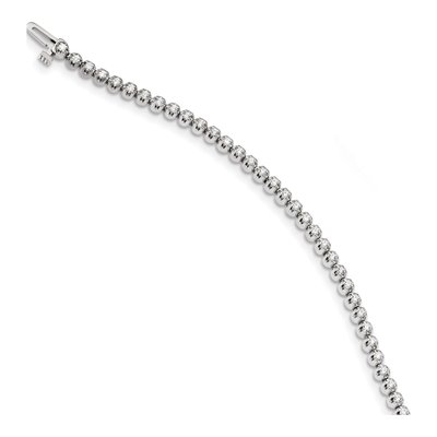 14K White Gold 1 ct tw Diamond Tennis Bracelet – view 3