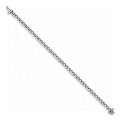14K White Gold 3.15 ct tw Diamond Tennis Bracelet Mounting – view 3