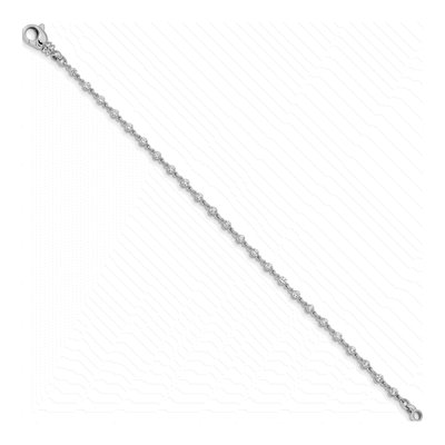 14K White Gold 1.4 ct tw Diamond Tennis Bracelet – view 2