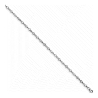 14K White Gold 1.4 ct tw Diamond Tennis Bracelet