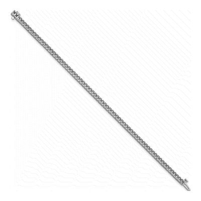 14K White Gold 5 ct tw Tennis Bracelet Mounting – view 2
