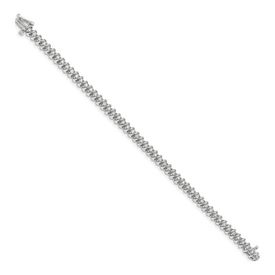 14K White Gold 1.95 ct tw Diamond Tennis Bracelet – view 2