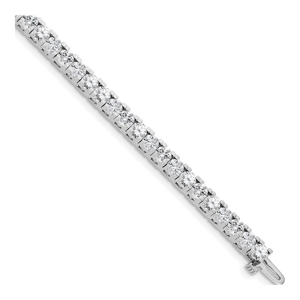 14K White Gold 7.5 ct tw Diamond Tennis Bracelet Mounting
