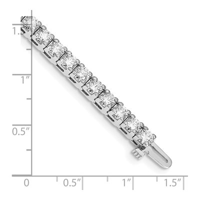 14K White Gold 10.8 ct tw Diamond Tennis Bracelet – view 4