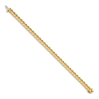14K Yellow Gold 12.5 ct tw Tennis Bracelet Mounting – view 2