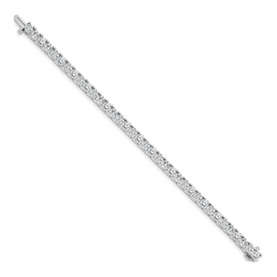 14K White Gold 12.5 ct tw Diamond Tennis Bracelet – view 2