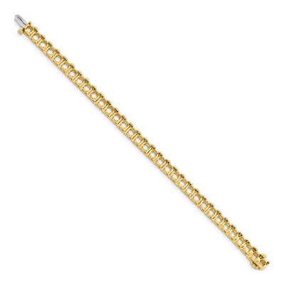 14K Yellow Gold 17 ct tw Tennis Bracelet Mounting – view 2