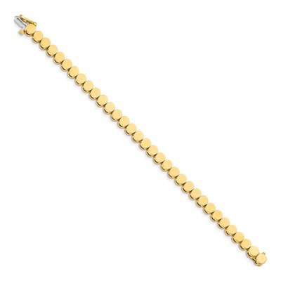 14K Yellow Gold Add-A-Diamond Bracelet Mounting – view 2
