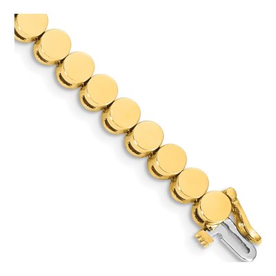 14K Yellow Gold Add-A-Diamond Bracelet Mounting
