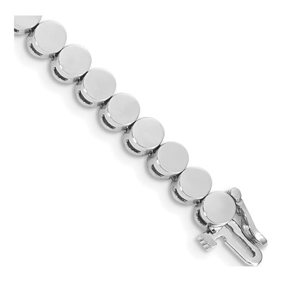 14K White Gold Add-A-Diamond Tennis Bracelet