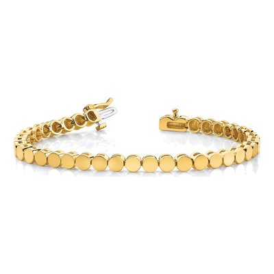 14K Yellow Gold Add-A-Diamond Bracelet – view 3