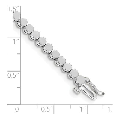 14K White Gold Add-A-Diamond Bracelet – view 4