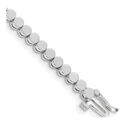 14K White Gold Add-A-Diamond Bracelet