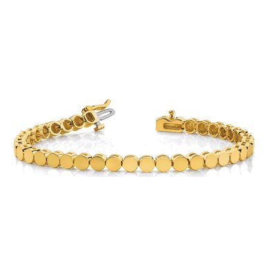 14K Yellow Gold Add-A-Diamond Bracelet – view 5