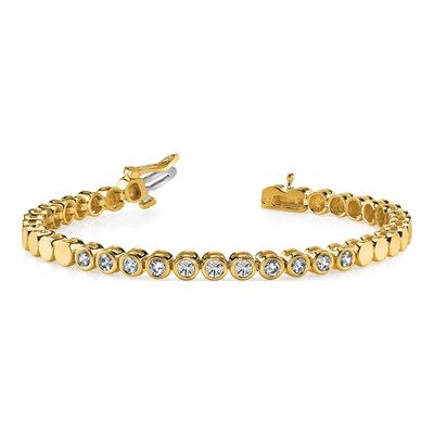 14K Yellow Gold Add-A-Diamond Bracelet – view 6
