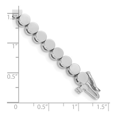 14K White Gold Add-A-Diamond Bracelet – view 4