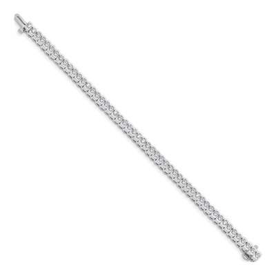 14K White Gold Tennis Bracelet – view 2