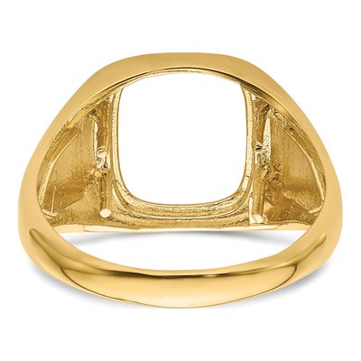 Men's 14K Yellow Gold Masonic Ring Mounting – view 3