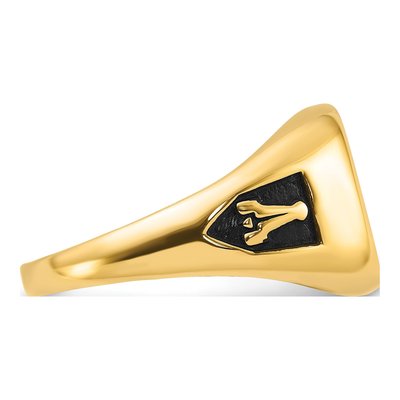 Men's 14K Yellow Gold Masonic Ring Mounting – view 7