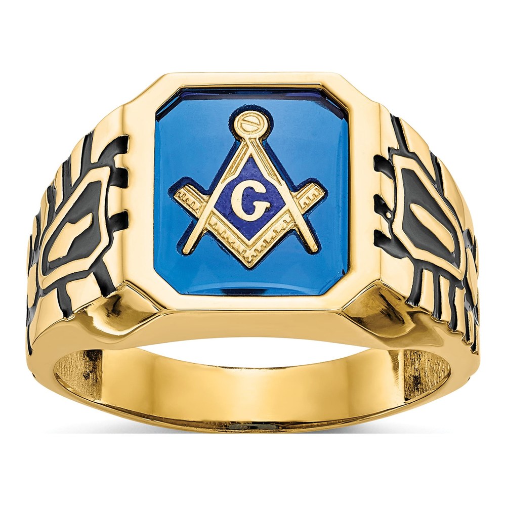 IB Goodman 14K Yellow Gold Masonic Ring