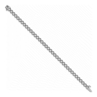 14K White Gold 5 ct tw Diamond Tennis Bracelet Mounting – view 3