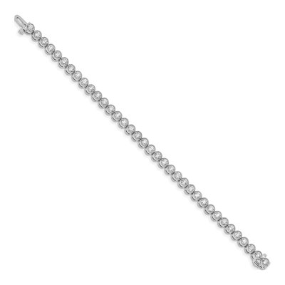 14K White Gold 5 ct tw Diamond Tennis Bracelet – view 2