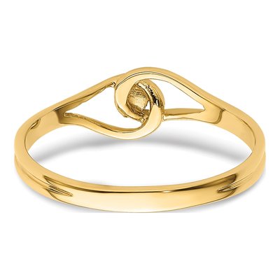 14K Yellow Gold Diamond Ring Mounting – view 5