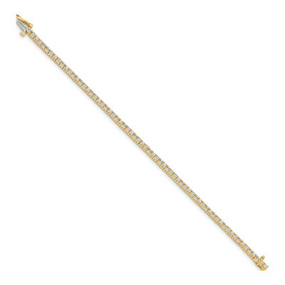 14K Yellow Gold 1.84 ct tw Diamond Tennis Bracelet Mounting – view 2