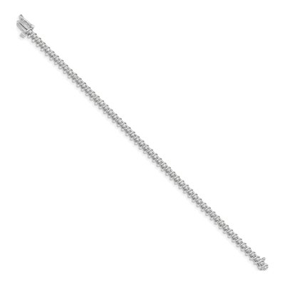 14K White Gold 7/8 ct tw Diamond Tennis Bracelet – view 2