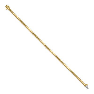 14K Yellow Gold 1.25 ct tw Tennis Bracelet Mounting – view 3