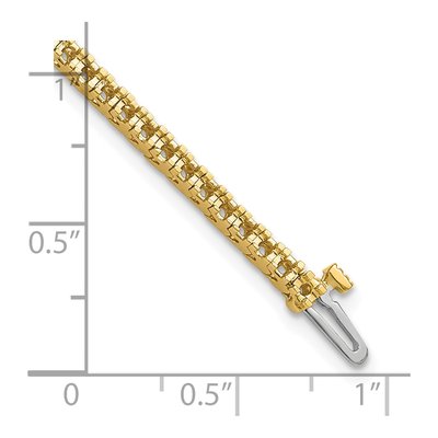 14K Yellow Gold 1.25 ct tw Tennis Bracelet Mounting – view 6