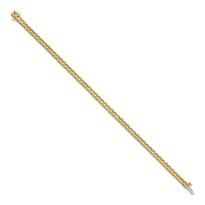 14K Yellow Gold 2.86 ct tw Tennis Bracelet Mounting – view 3