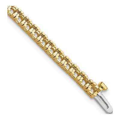 14K Yellow Gold 2.86 ct tw Tennis Bracelet Mounting