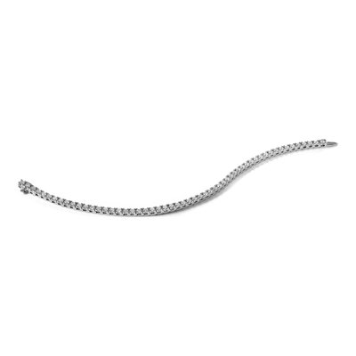 14K White Gold 2.86 ct tw 7-inch Diamond Tennis Bracelet Mounting – view 7