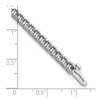 14K White Gold 4.1 ct tw Diamond Tennis Bracelet Mounting – view 6