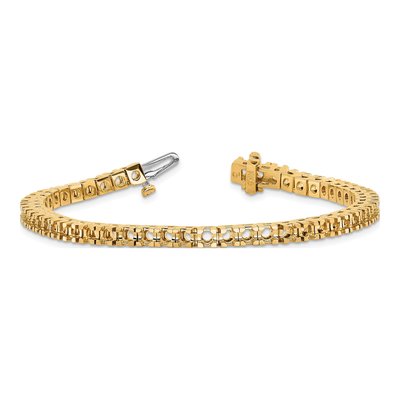 14K Yellow Gold 4.65 ct tw Diamond Tennis Bracelet Mounting – view 5