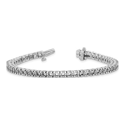 14K White Gold 4.65 ct tw Diamond Tennis Bracelet Mounting – view 5