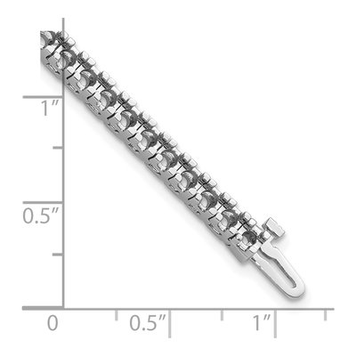 14K White Gold 4.65 ct tw Diamond Tennis Bracelet Mounting – view 6