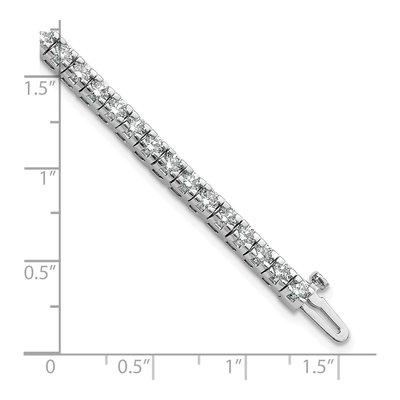 14K White Gold 4 5/8 ct tw Lab-Grown Diamond Tennis Bracelet – view 5