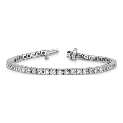 14K White Gold 4 5/8 ct tw Lab-Grown Diamond Tennis Bracelet – view 6