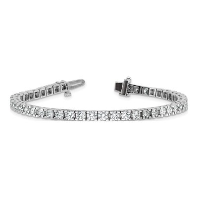 14K White Gold 6.44 ct tw Diamond Tennis Bracelet – view 7