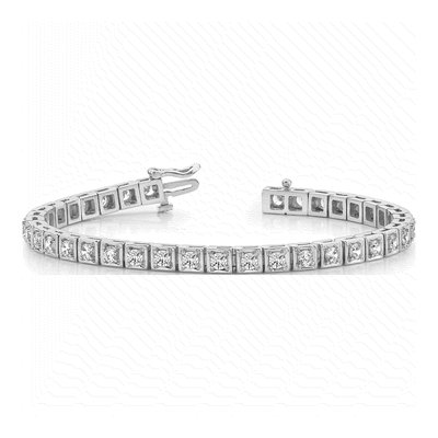 14K White Gold 1.75 ct tw Diamond Tennis Bracelet – view 3