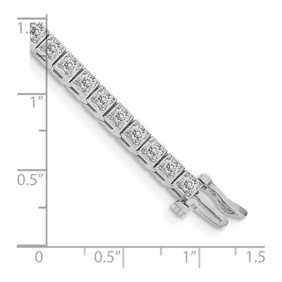 14K White Gold 1.75 ct tw Diamond Tennis Bracelet – view 4