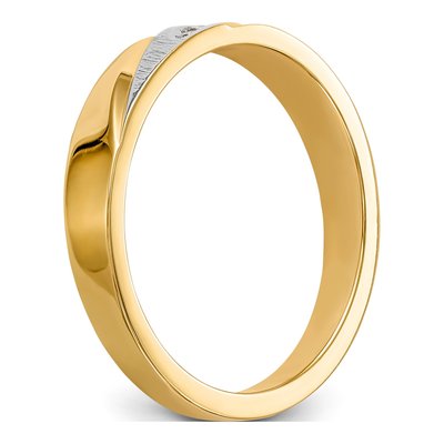 14K Yellow Gold Diamond Trio Wedding Band – view 7