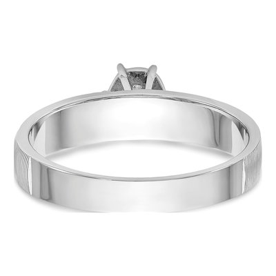 14K White Gold 1/20 ct tw Diamond Engagement Ring – view 5